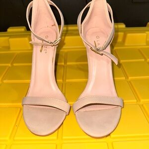 Glaze Pink Strappy Heels